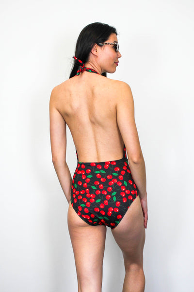 Carmen Swimsuit in Black Cherry