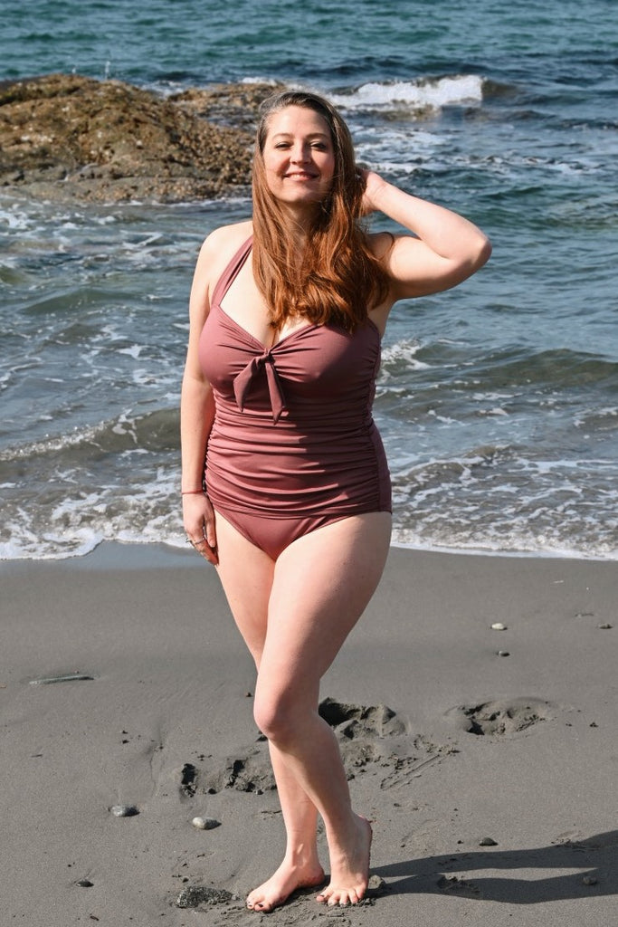 Liz Swimsuit in Rose SMALL