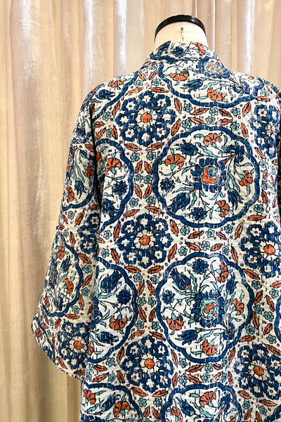Kantha Robe ~ Moroccan Tile