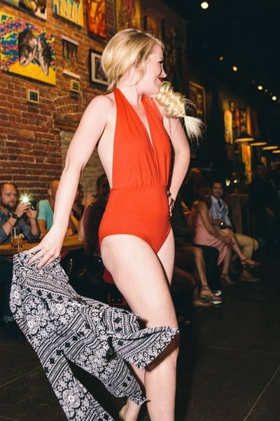 Carmen Swimsuit in Red