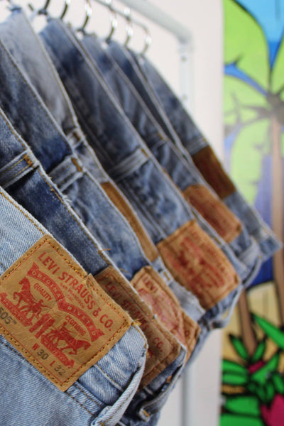 High-Rise Upcycled Denim Cutoff Shorts