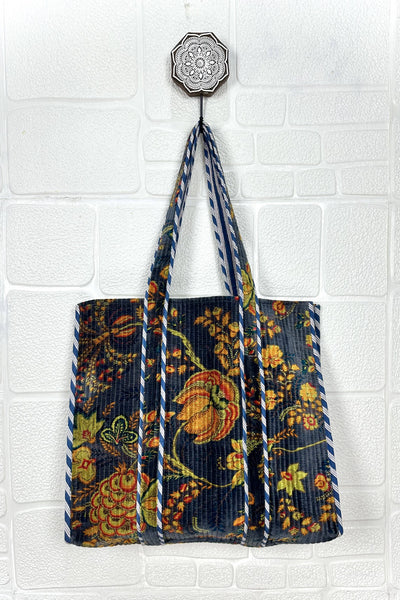 Velvet Tote ~ Grey