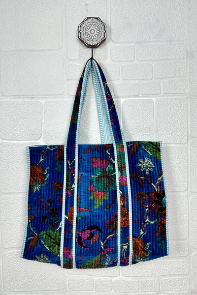 Velvet Tote ~ Teal