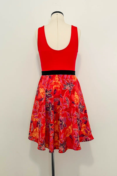 Coral Ember Dress w/ Pockets SMALL