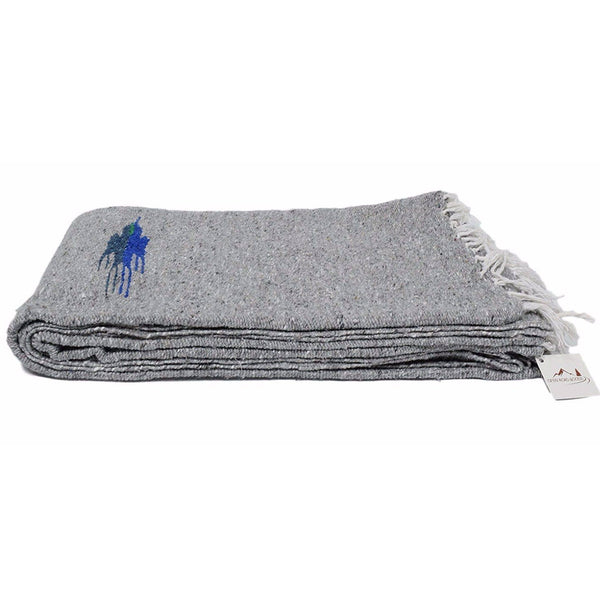 Thunderbird Baja Blanket ~ Grey