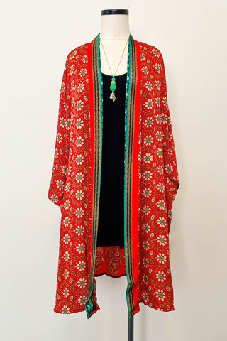Short Upcycled Robe ~ Catalan