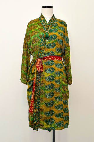 Short Upcycled Robe ~ Godiva