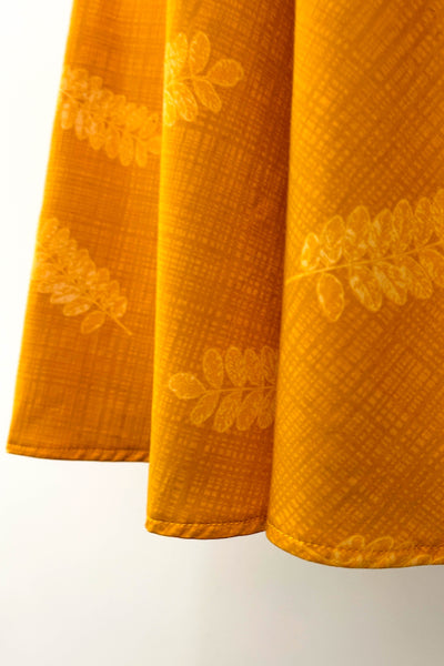Gold Leaf Dress w/ Pockets MEDIUM
