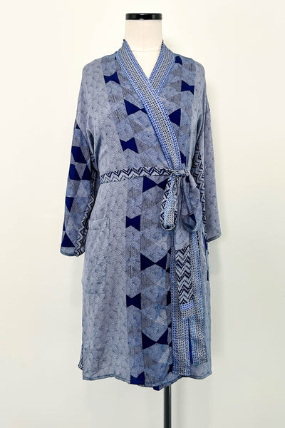Short Upcycled Robe ~ Althea