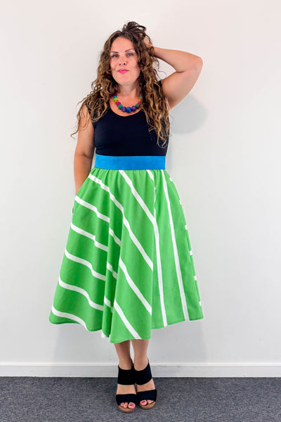 Spearmint Dress w/ Pockets LARGE