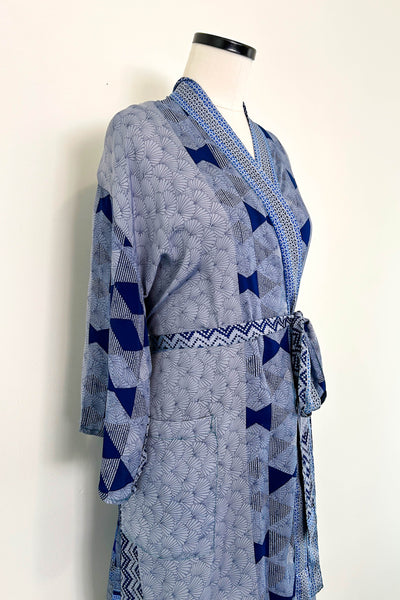 Short Upcycled Robe ~ Althea