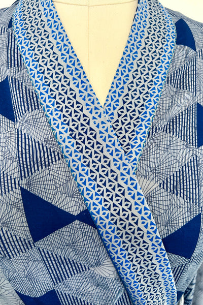 Short Upcycled Robe ~ Althea