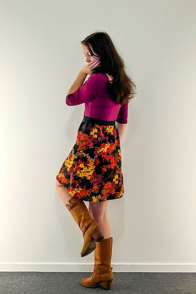 Mary Gold Dress w/ Pockets SMALL
