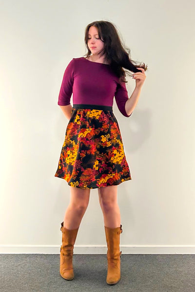 Mary Gold Dress w/ Pockets SMALL