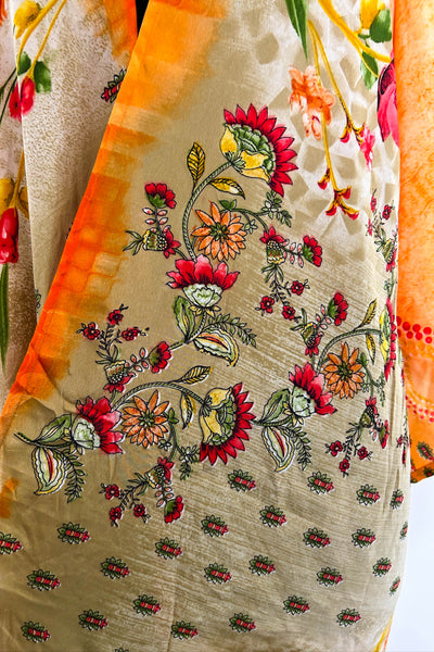 Kimono Robe Upcycled ~ Peace In