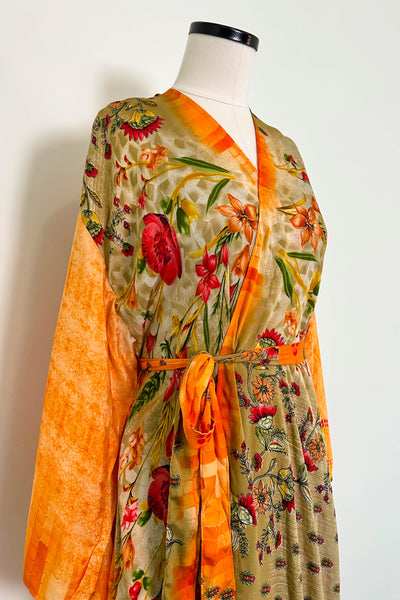 Kimono Robe Upcycled ~ Peace In