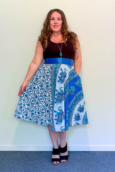 Ocean Bazaar Dress w/ Pockets MEDIUM