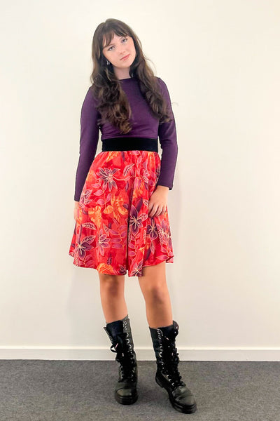 Coral Ember Dress w/ Pockets SMALL