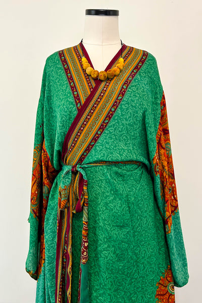 Kimono Robe Upcycled ~ Mother Tree