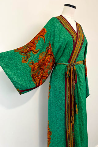 Kimono Robe Upcycled ~ Mother Tree