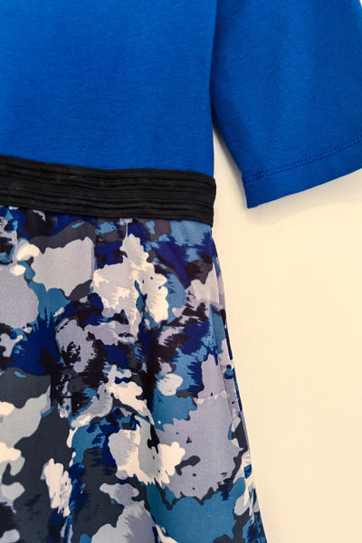 Inkstorm Blue Dress w/ Pockets MEDIUM