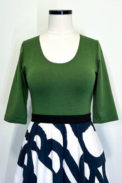 Navigate Green Dress w/ Pockets MEDIUM