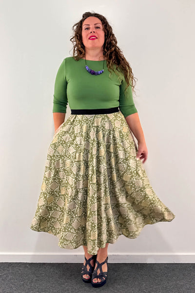 Morning Meadow Dress w/ Pockets MEDIUM