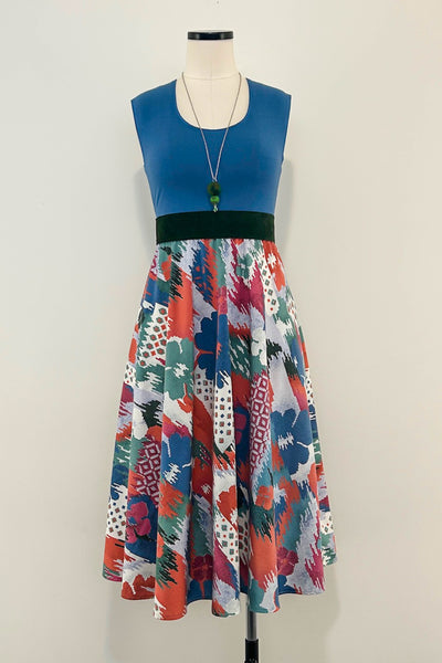 Desert Mosaic Reversible Dress with Pockets - Medium