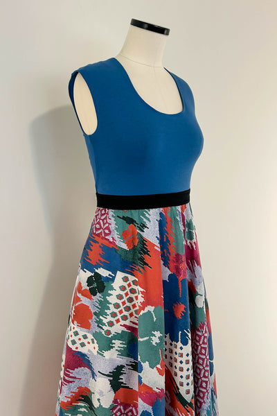 Desert Mosaic Reversible Dress with Pockets - Medium