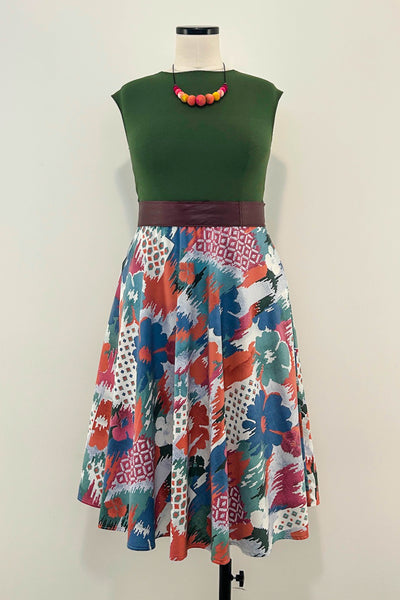 Desert Mosaic Reversible Dress with Pockets - Large