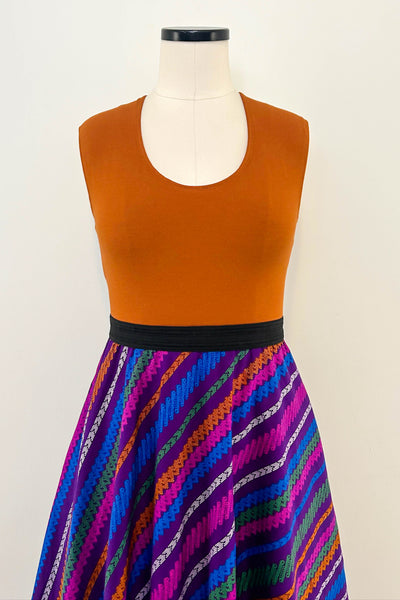 Market Day Reversible Dress with Pockets - Medium