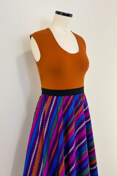 Market Day Reversible Dress with Pockets - Medium