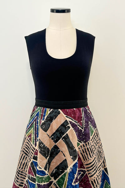 Night Canyon Reversible Dress with Pockets - Medium