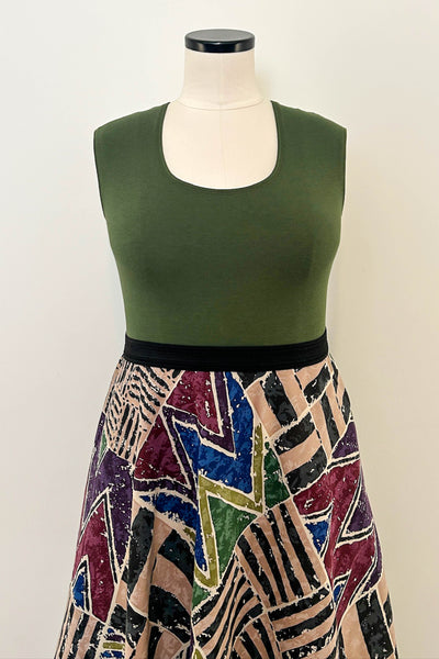 Night Canyon Reversible Dress with Pockets - Large