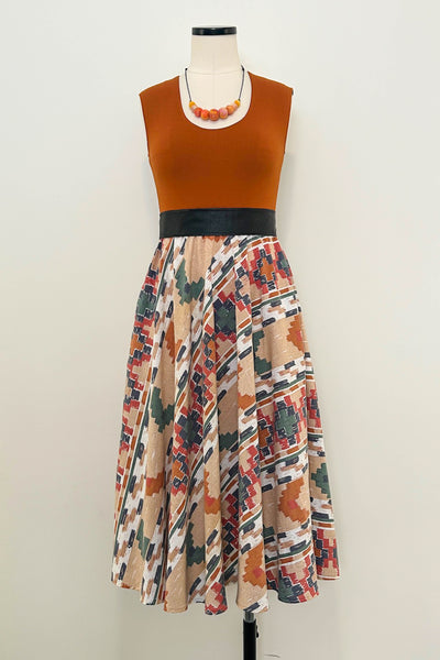 Adobe Reversible Dress with Pockets - Small