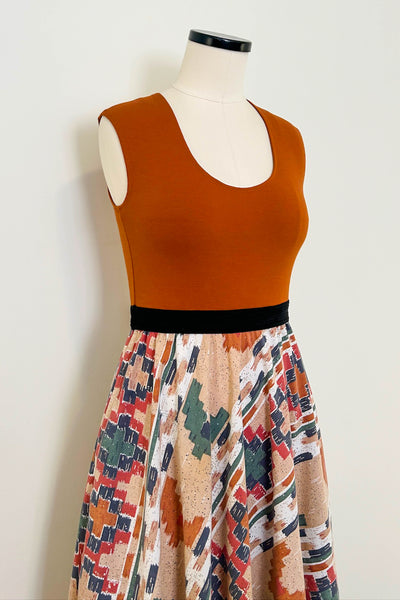 Adobe Reversible Dress with Pockets - Small
