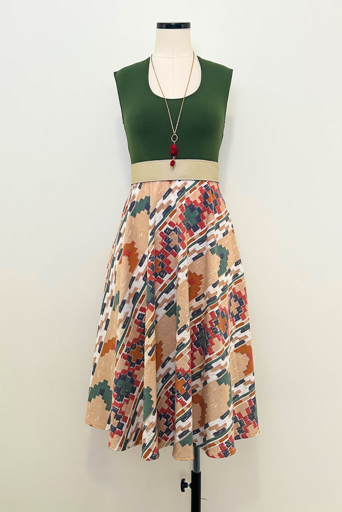 Adobe Reversible Dress with Pockets - Medium