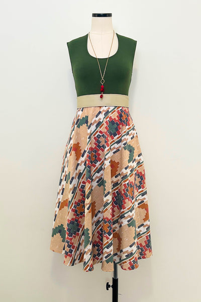Adobe Reversible Dress with Pockets - Medium