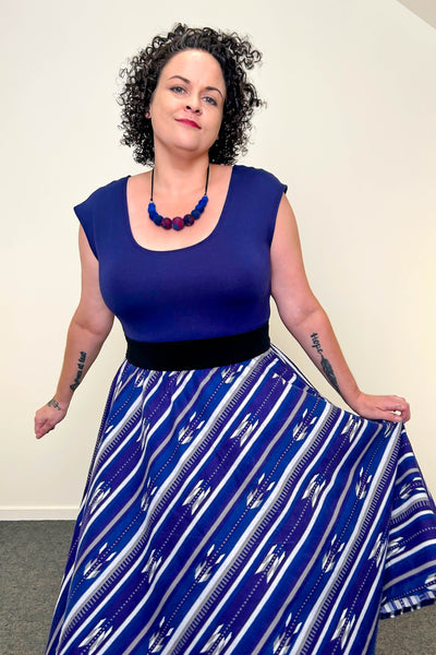 Blue Mesa Reversible Dress with Pockets - Large