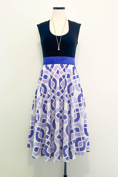 Purple City Dress w/ Pockets SMALL
