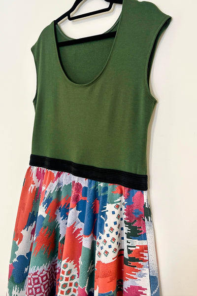 Desert Mosaic Reversible Dress with Pockets - Large