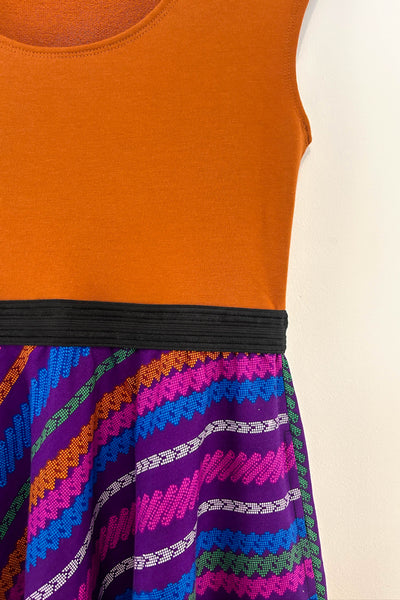 Market Day Reversible Dress with Pockets - Medium