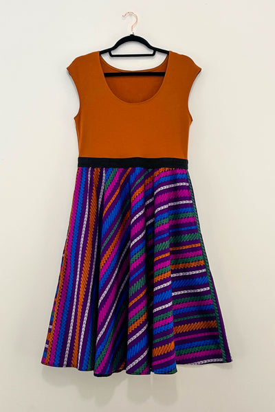Market Day Reversible Dress with Pockets - Medium