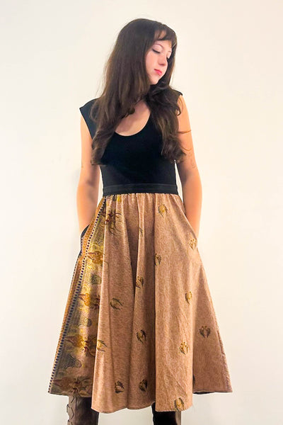 Wild Honey Reversible Dress with Pockets - Small