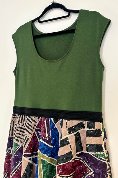 Night Canyon Reversible Dress with Pockets - Large