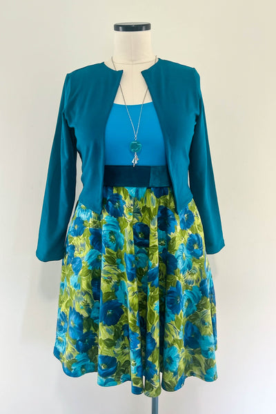 Sarah Cardi in Teal