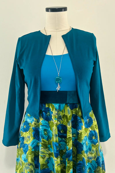 Sarah Cardi in Teal