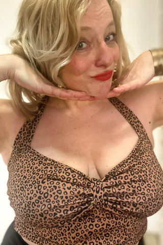 Marilyn Top in Leopard