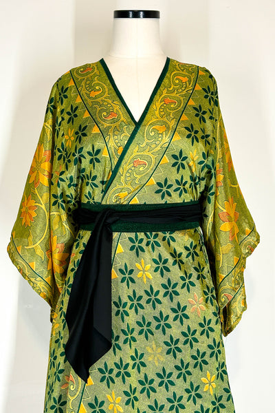 Kimono Robe Upcycled ~ Labyrinth