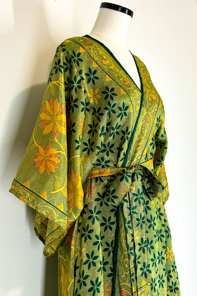 Kimono Robe Upcycled ~ Labyrinth